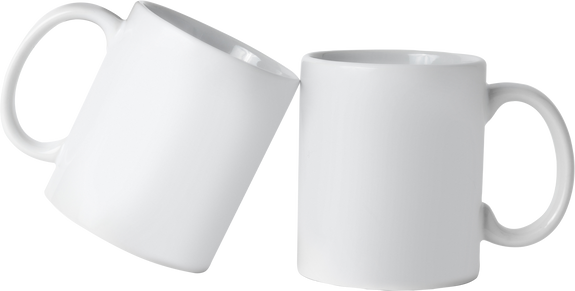 Empty White Mugs